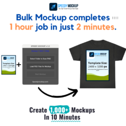 Fast Bulk Mockup Generator for Photoshop: Create 2000+ Mockups Quickly